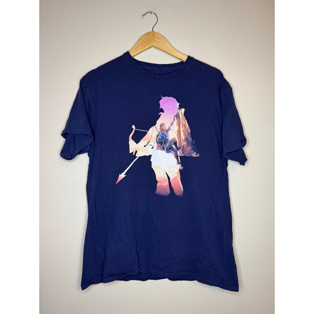 Legend of Zelda Breath of the Wild T Shirt Mens Large Graphic Tee